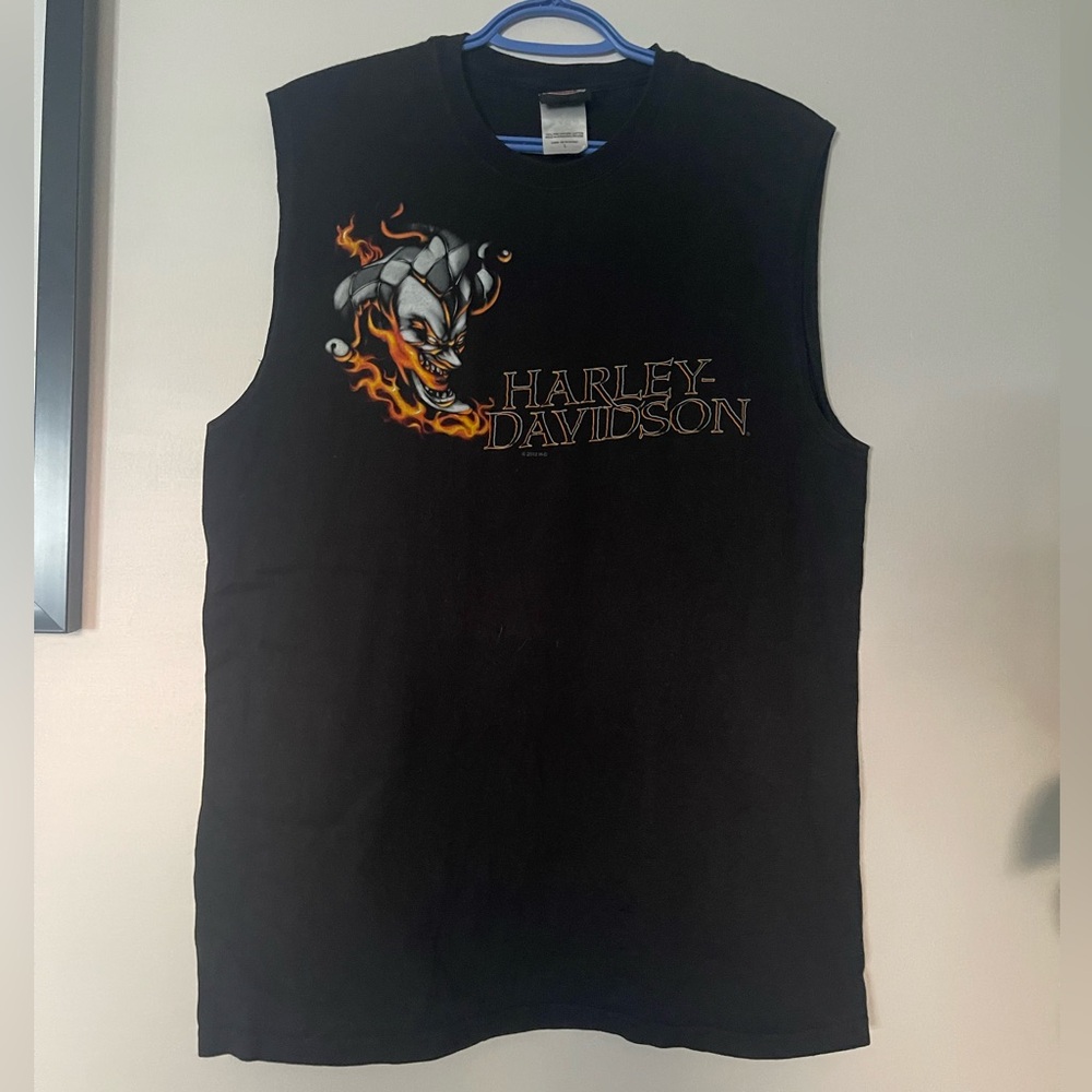 Harley-Davidson Black Tank Top Cape cod